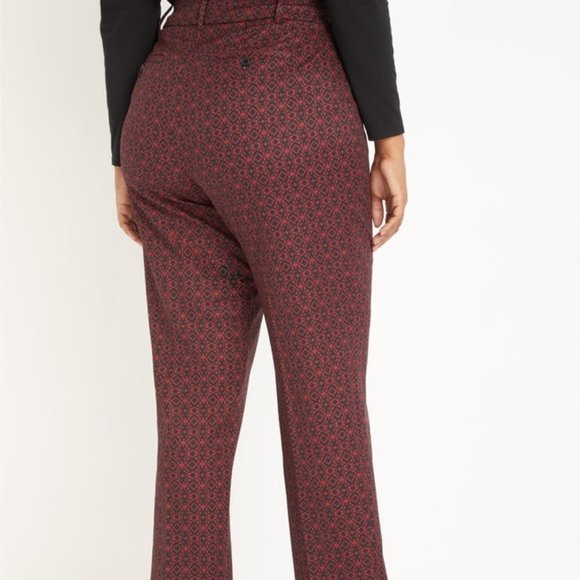 Eloquii Kady Fit Printed Crepe Pant - Picture 2 of 3